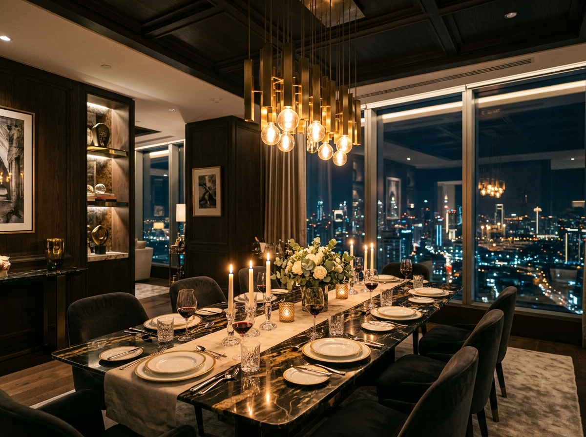 SG Nakshatra Luxury Dining Area